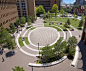 Andropogon transformed a bleak urban plaza in Center City Philadelphia to create a central green for the Thomas Jefferson University campus. By integrating the air conditioning condensation and stormwater runoff of the adjacent academic building with land