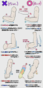 #绘画参考# 手臂绘制参考 ​​​​