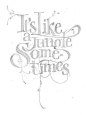 Jungle sketch by Luca Barcellona - Calligraphy & Lettering Arts, via Flickr