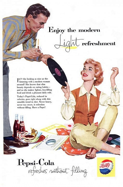上世纪百事可乐复古广告设计作品欣赏