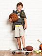 Gap Ad...want to reproduce with my boy and all his sports equipment!
