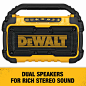 Amazon.com: DEWALT DCR010 20V 最大蓝牙 Jobsite 扬声器（仅带轴）: Home Improvement