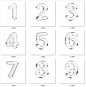 94款-3D透明玻璃质感数字字符PNG透明素材下载-字体传奇网（ZITICQ）