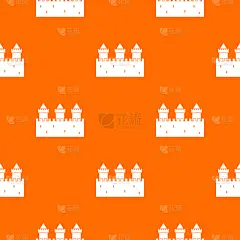 中世纪时代,式样,塔,围墙,欧洲,几何形状,图像,壁纸,重复