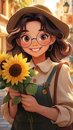 老师感恩插画教师人物节日形象卡通手绘