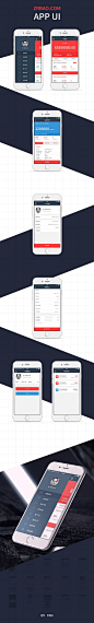 原创作品：zrbao.com app ui 中融宝 金融APP设计 初稿