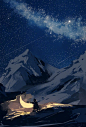 来自插画师 제딧 / Jedit  绘画作品   |   ins：9Jedit ​​​​