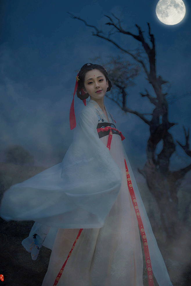 古风 美人 唯美 摄影 汉服  真人 古...