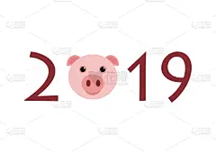 猪,2019,传统,贺卡,历书,春节,新年前夕,十二生肖,动物,节日