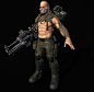 Corporal, Michael Pavlovich : Personal project, high res created during one of my CGMA classes: https://goo.gl/9UX13T ; ended up taking him to game res for http://www.substancedays.com/ as a texture demo asset. The high res process you can see on Artstati