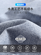Romon/罗蒙春季新款商务休闲衬衫男长袖牛津纺纯棉中青年短袖衬衣-tmall.com天猫