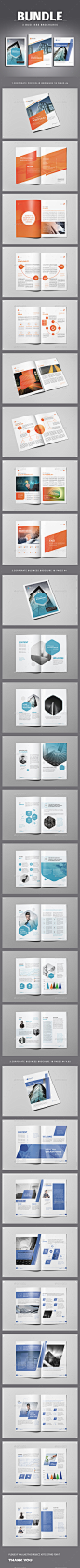 Brochure A4 Bundle - Templates for Indesign - Corporate Brochures