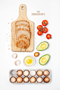 FOOD: Egg & Avocado Toast on Behance