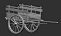 Old wooden cart