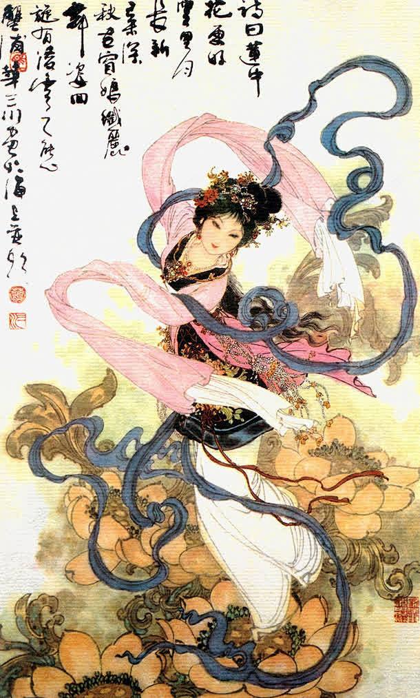 国画美女png免抠素材_新图网 http...