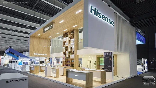 【HISENSE】展台设计分享 - 52展览设计-花瓣网