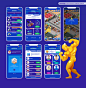 gym game concept art ui design mobile video game vector art casual game Tycoon codigames