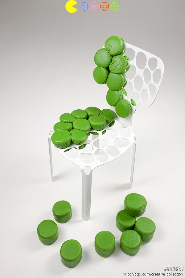 骨骼椅子，设计:Björn Ischi....