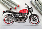 【摩托车马克笔手绘】难度不是一般大，特别是45度透视的摩托车最难画。有喜欢画摩托车的吗？可以挑战下 ​ ​​​​