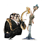 ilustrações editoriais on Character Design Served