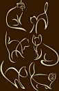 Advanced Embroidery Designs - Cat Silhouette Set