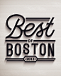 Best of Boston 2012 on the Behance Network