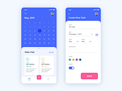 邱什采集到Calendar UI