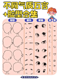 ✨插画教程|你是哪种动物系长相girl❓ : 敲黑板~不同气质的脸型及五官画法来了️ 五步tips教你定位画出不同风格的动物系插画女生 快挑张自拍画画看自己是什么系的girl ———————— 原创商用二改 临摹or分享请标注