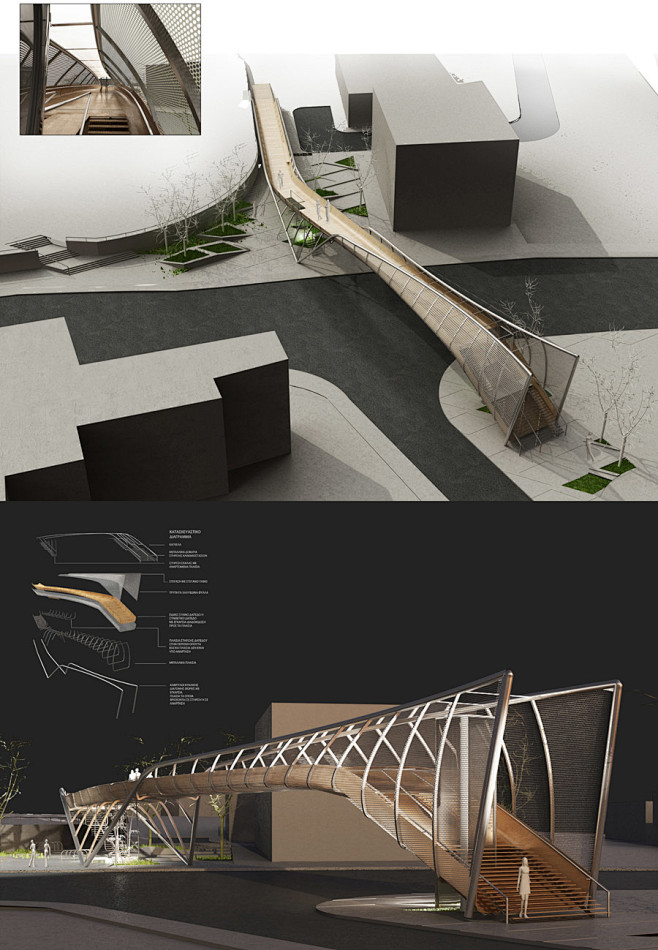 Footbridge, pafos ci...