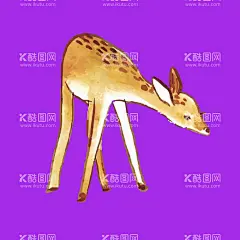 手绘梅花鹿  - 源文件下载【酷图网】手绘梅花鹿,手绘动物,卡通梅花鹿,动画梅花鹿,卡通动物