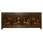 Hollywood Regency John Widdicomb Chinoiserie Credenza (Concealed Wheels) | From a unique collection of antique and modern credenzas at http://www.1stdibs.com/furniture/storage-case-pieces/credenzas/: 