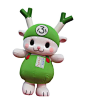 "Fukkachan" local mascot of japan