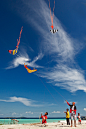 海上放风筝（原创摄影） - 冰滴卡布 - l-j-wei的个人主页