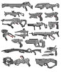 Mixed weapons, David Sequeira : sci fi weapons!