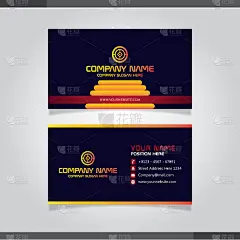 Business Card. Vintage decorative elements