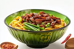 美味卤肉面餐饮摄影图