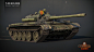 General 2560x1440 World of Tanks tank wargaming CGI video games T-55