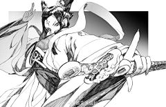 留侯z采集到线稿