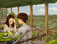 【AEPPOL的温暖小清新风格生活场景手绘插画】
Aeppol的作品一直都在传递一种倍感温馨的生活态度。