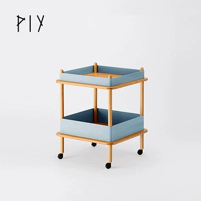 PIY猫几置物架现代简约客厅卧室边几创意功能带轮中式一般工作室-淘宝网