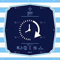 时间,插画,计算机图标,四元素,商务,倒计时,迅速,现代,钟,行动