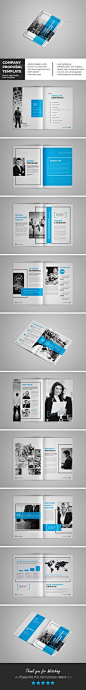 Company Proposal Template  — InDesign Template • Only available here ➝…: 