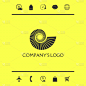 logo spiral shell - a symbol development