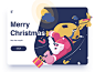 Merry Christmas web 插图 排版 design illustration