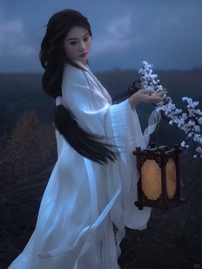 山岚如墨染，月涌千峰巅｜西安汉服｜魏晋风 - 小红书-花瓣网