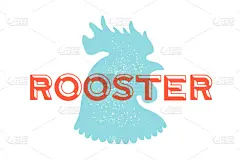 品牌名称,公鸡,字体,家禽,菜单,食品,烤肉架,牛,动物,复古
