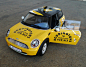 Boddington's Car Wrap : I was challenged to create a car wrap for Boddington's Pale Ale.  Using the same materials and techniques for a life-size vehicle, I wrapped a 1:18 model Mini Cooper.