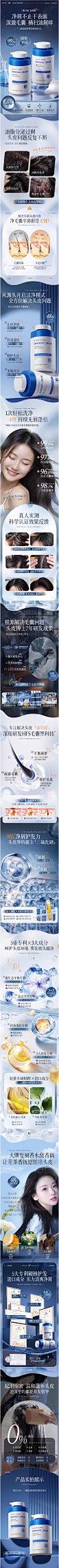 二硫化硒去屑洗发水控油蓬松止痒毛囊洗头露膏炎官方正品品牌男女-tmall