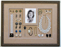 Mom's antique jewelry and photo shadowbox: