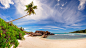 Panorama of beautiful beach at Seychelles by Dmitry Vinogradov on 500px
